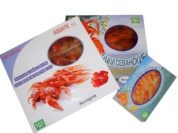 Раки в ассортименте в Новосибирске