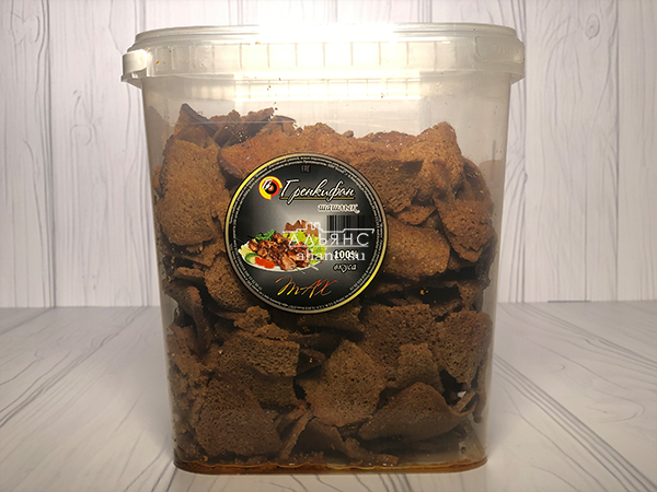 Ржаные гренки со вкусом шашлыка в Новосибирске
