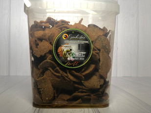 Семечки: Ведро Ржаные гренки с малосольным огурчиком