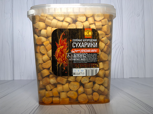 Сухарики с красной икрой в Новосибирске