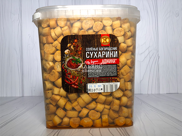 Сухарики с аджикой в Новосибирске