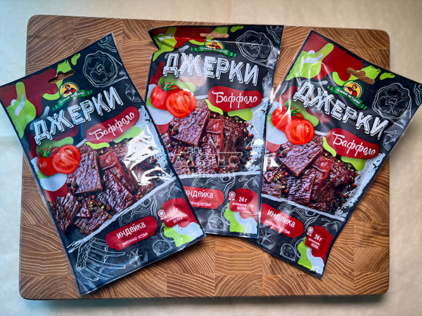 Джерки из индейки "Баффало" 45 гр. в Новосибирске