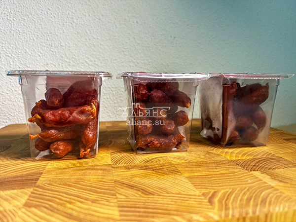 Колбаски МИНИ классические с/к (100 гр) в Новосибирске