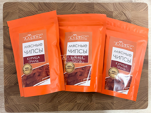 Мясо (АЛЬЯНС) вяленое курица "Гриль" 50 гр. в Новосибирске