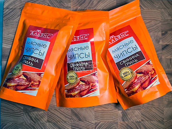 Мясо (АЛЬЯНС) вяленое свинина "Гриль" 50 гр. в Новосибирске