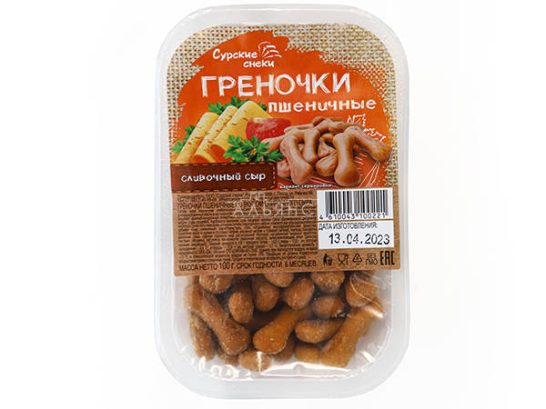 Сурские (ПШЕНИЧНЫЕ) Сливочный сыр (100 гр) в Новосибирске