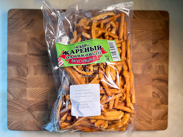 Жареный сыр "ВКУСНЯШКА" (Оливковый) 500гр. в Новосибирске