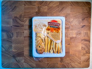 Фрайчизы со вкусом сметана и лук (100 гр.): Сыр Чечил АССОРТИ 150гр