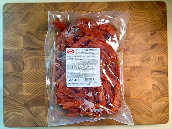 Продукт из мяса птиц "КАРПАЧЧО с АДЖИКОЙ" с/к "ООО БАЛТИКА" (Калининградская обл.) в Новосибирске