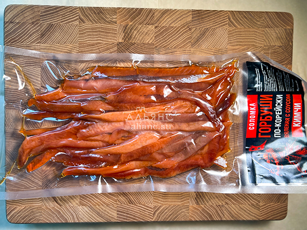 Горбуша соломка по-корейски в Новосибирске