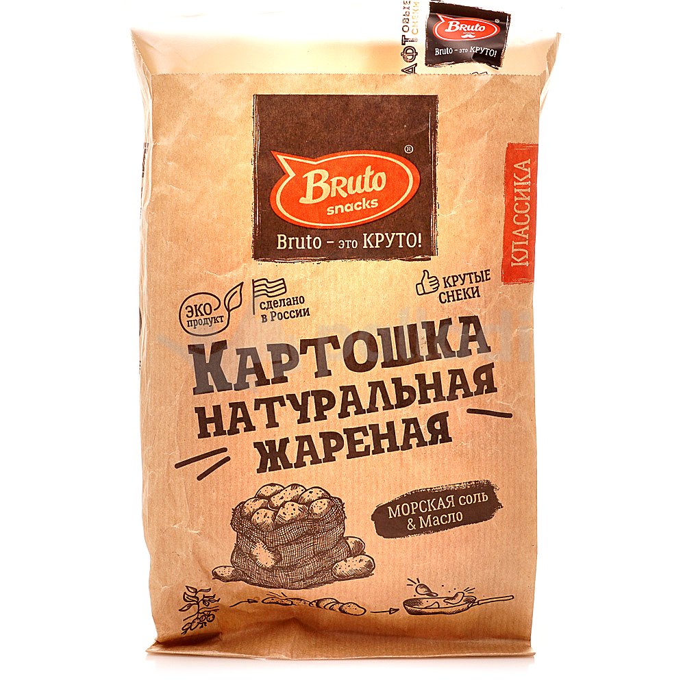 Картофель «Бруто» с солью 70 гр. в Новосибирске