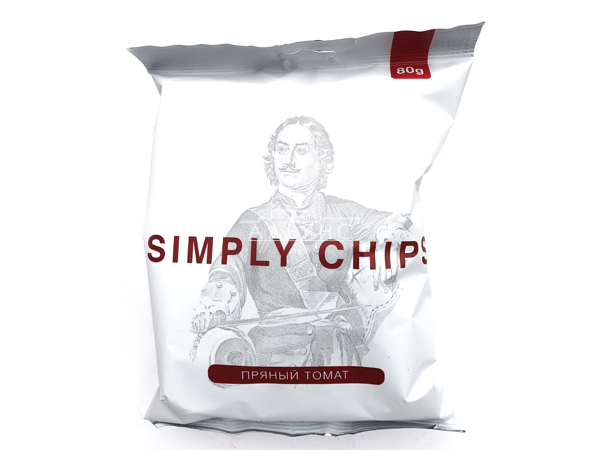 Картофельные чипсы "Simple chips" Пряный томат 80 гр. в Новосибирске